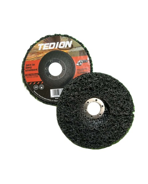 ДИСК ЗА ФИНО ШЛАЙФАНЕ Ф125 - ЧЕРЕН PROFI INDUSTRIAL TEDION