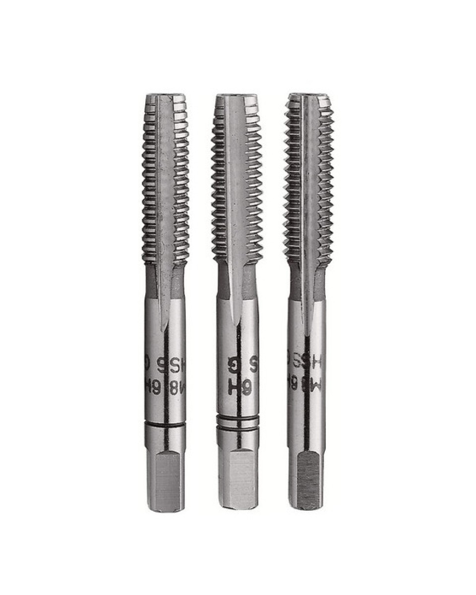 РЪЧЕН МЕТЧИК КОМПЛЕКТ (1-ви, 2-ри, 3-ти) HSS DIN351 ТРЪБЕН 5/32" х 32
