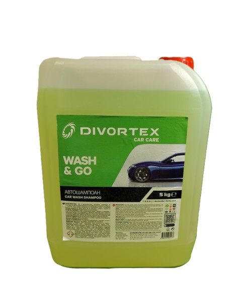 АВТОШАМПОАН БЕЗ РАЗТВОРИТЕЛИ Wash And Go 5кг DIVORTEX