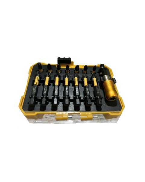 КОМПЛЕКТ НАКРАЙНИЦИ 1/4" УДАРНИ (ЧЕРНИ) 15части