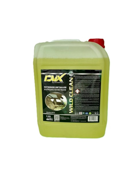 ПРЕПАРАТ ЗА ВЪТРЕШНО ПОЧИСТВАНЕ НА КУПЕ И МЕБЕЛИ 5кг WILD CLEAN DIVORTEX