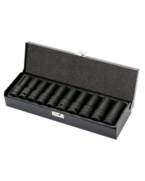 КОМПЛЕКТ ВЛОЖКИ 1/2" УДАРНИ УДЪЛЖЕНИ 10ч SW10-21