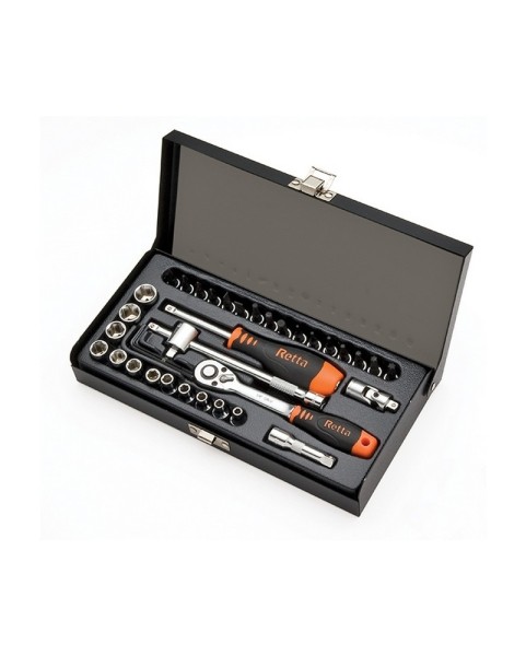 КОМПЛЕКТ ВЛОЖКИ 1/4" ШЕСТОСТЕН ТХ, PH & PZ, 40 части
