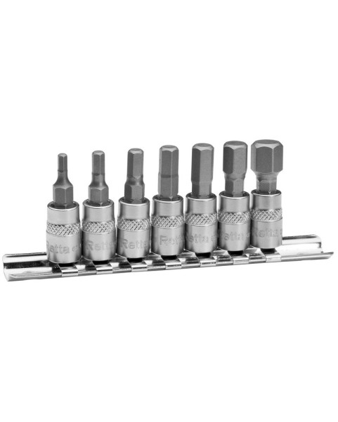 КОМПЛЕКТ ВЛОЖКИ 1/4"/ ШЕСТОСТЕН  3-10, 7части