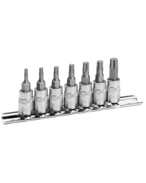 КОМПЛЕКТ ВЛОЖКИ 1/4" ТОРКС 7части ТХ10-ТХ40