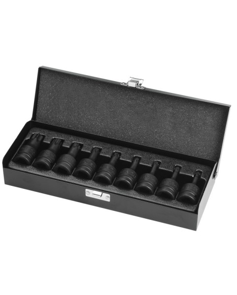 КОМПЛЕКТ ВЛОЖКИ 1/2" УДАРНИ 9ч TX25- TX60